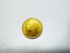 10 Mark 1910 G Kaiserreich Baden Gold