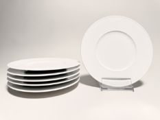 KPM Berlin Urania Weiß 6 x Brotteller 16 cm