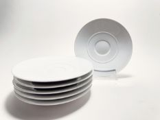 KPM Berlin Urania Weiß 6 x kleine Teller Durchmesser: 15,5 cm