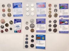 7 x Kursmünzensatz und Medaillen Welt