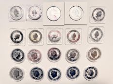 20 x 1 Dollar Australia Kookaburra 1 Oz Silber