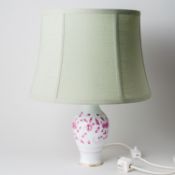 Meissen Lampe Indisch Purpur Reich 44 cm 1. Wahl