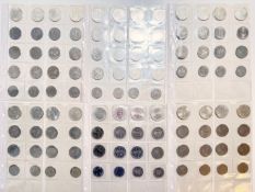 104 x Silbermünzen und Münzen BRD