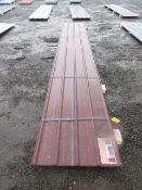 (20) 2025 236'' X 36'' BROWN METAL ROOF PANELS (UNUSED)