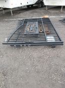 2025 KJ K0720 7' X 20' METAL FARM DRIVEWAY GATE W/ DEER ART (UNUSED)