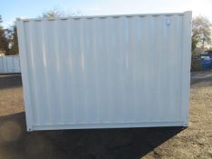 2025 12' STORAGE CONTAINER W/WINDOW & SIDE MAN DOOR