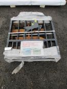 2025 3.9' X 6.3' BI-PARTING WROUGHT IRON GATE W/ DEER ART (UNUSED)