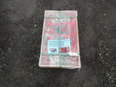 2025 RATCHET BINDERS & CHAINS- (5) RATCHET BINDERS & (5) 20' CHAINS W/ G70 HOOKS (UNUSED)