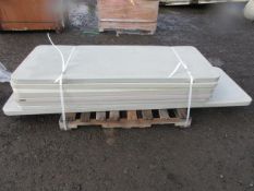 (7) 6' & (1) 8' PLASTIC COLLAPSIBLE TABLES