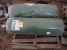 (2) 2025 3.3' X 49.2' ARTIFICIAL GRASS ROLLS W/ DRAINAGE HOLES (UNUSED)