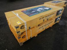 2025 KJ K3325 33' X 25' DOUBLE GARAGE STEEL BARN SHED WHITE COLOR (UNUSED)