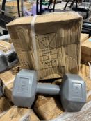 DUMBBELL 15 LBS, NEW IN BOX