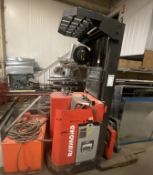 RAYMOND REACH TRUCK – REVERSE ONLY, NEEDS REPAIR - MODEL 20R30TT, 3,000 LB. MAX, 24 VOLT, 190"-216"
