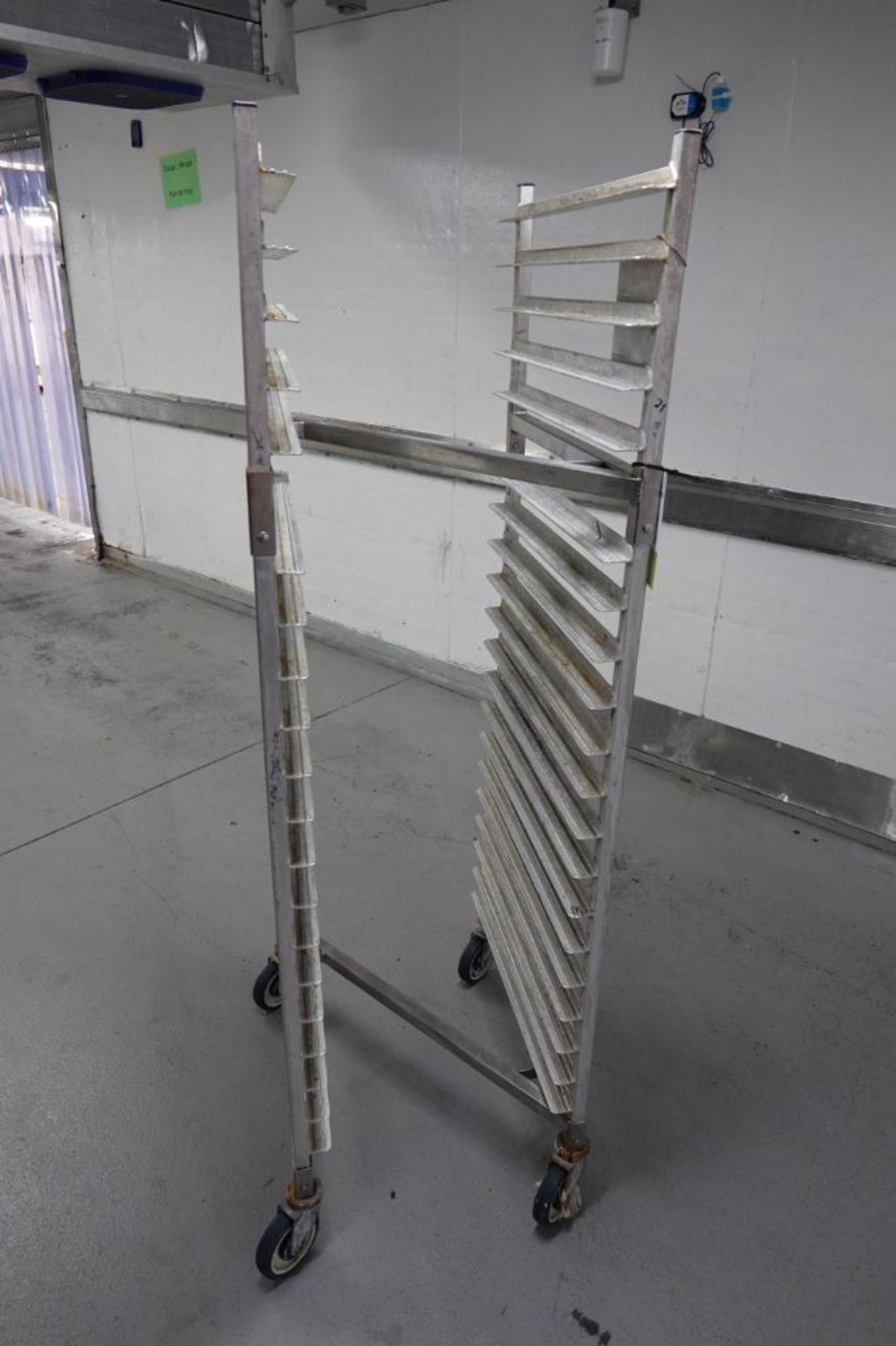 Aluminum Z-frame nesting bakery racks, 26 in. long x 18 in. wide x 70 ...