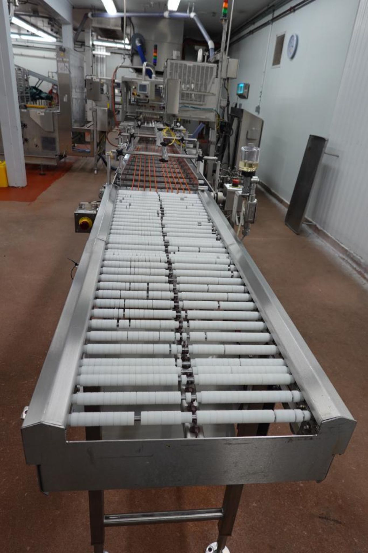 Wrapper Infeed Chain 2022 Texwrap SS servo wrapper with servo to lug infeed and heat tunnel ...