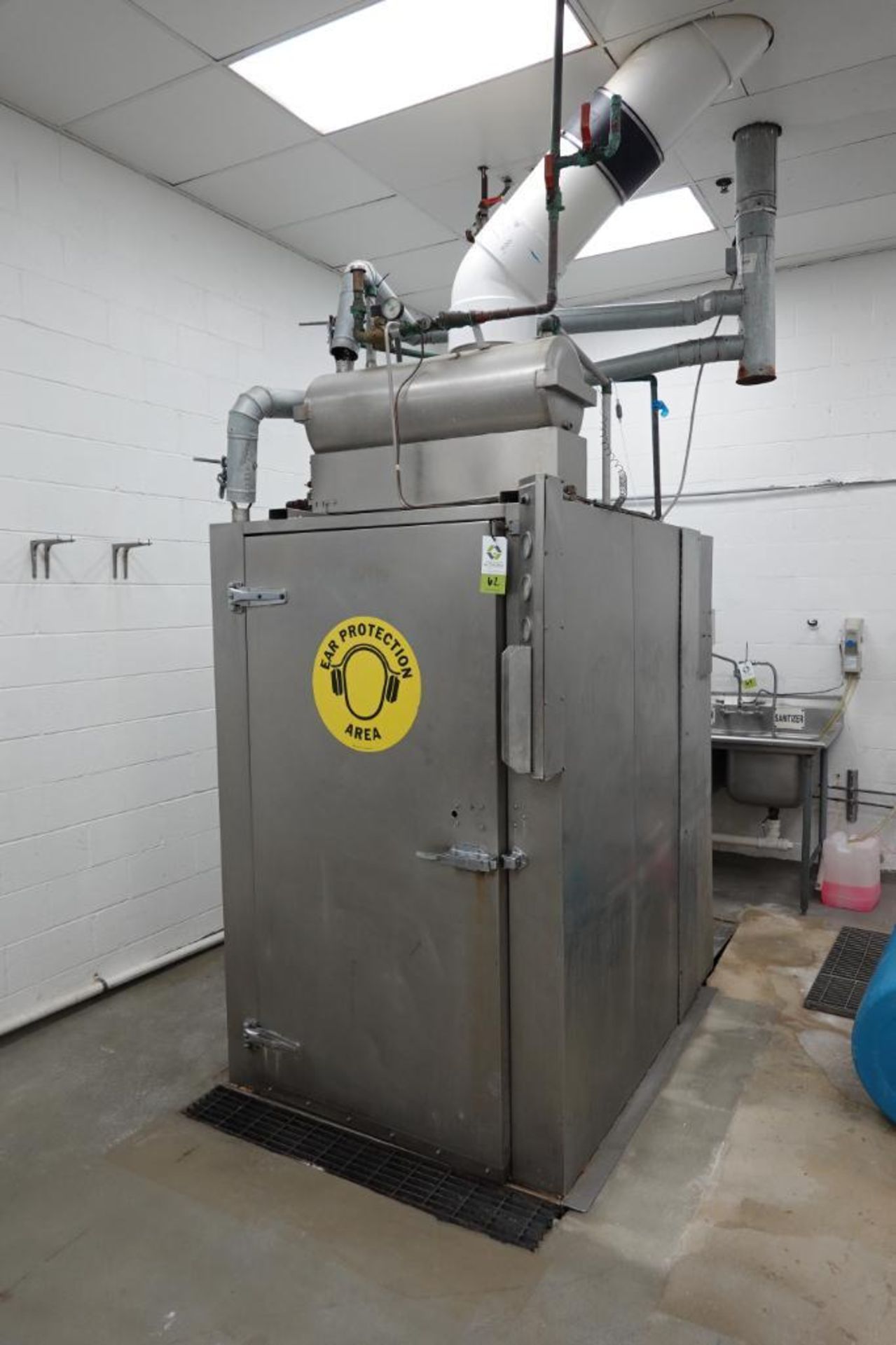 SS rack washer, inside dimensions 36 in. wide x 48 in. deep x 76 in ...