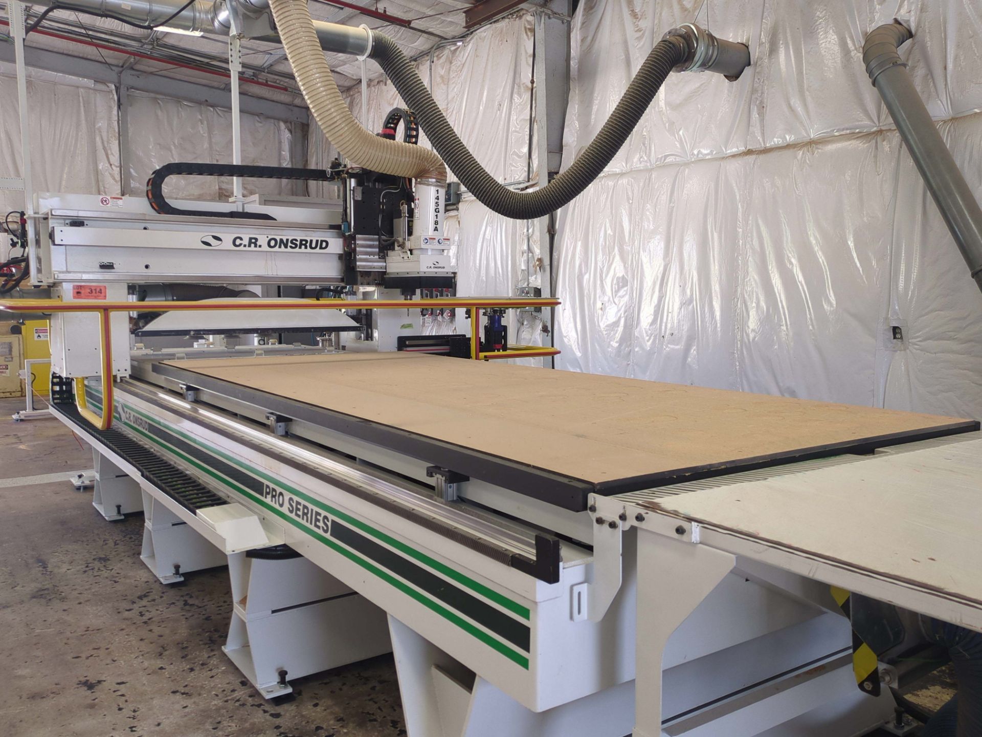 C.R. ONSRUD (2022) 145G18A CNC TABLE ROUTER WITH FANUC PANEL IH PRO CNC ...