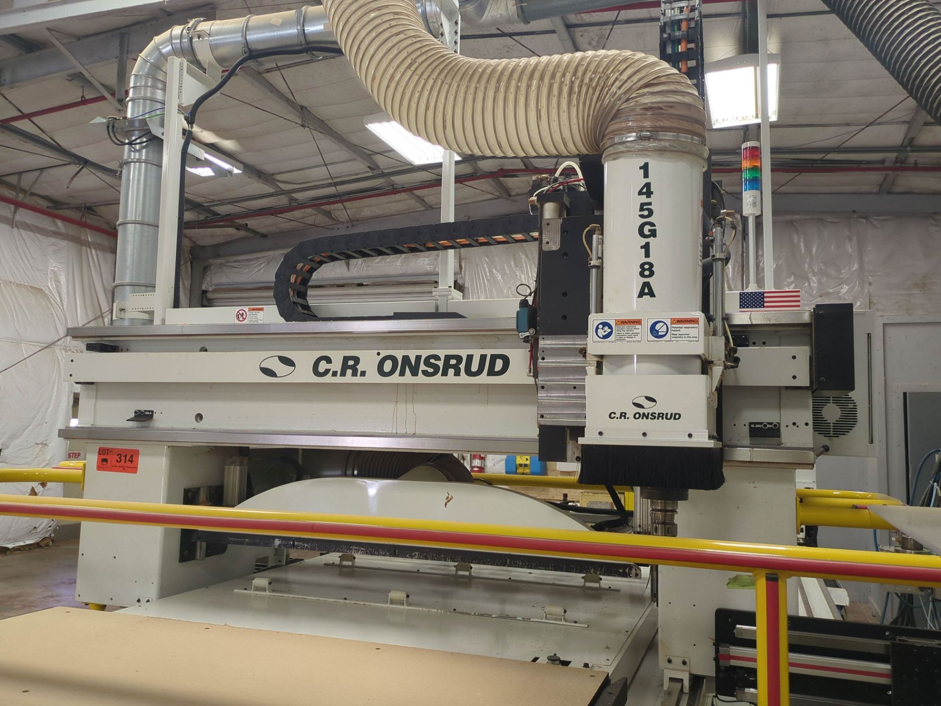 C.R. ONSRUD (2022) 145G18A CNC TABLE ROUTER WITH FANUC PANEL IH PRO CNC ...