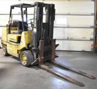 HYSTER S80XL 8,850 LB. CAPACITY LPG FORKLIFT WITH 172” MAX. LIFT HEIGHT, 3-STAGE MAST, SIDE