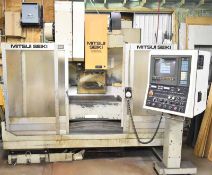 MITSUI SEIKI VS3A CNC VERTICAL MACHINING CENTER WITH FANUC SERIES 15-M CNC CONTROL, 23”X44” TABLE,