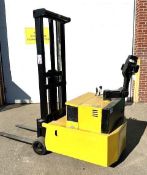 BIG JOE (2004) PDCM 20-130 2,000 LB. CAPACITY 24V ELECTRIC WALK-BEHIND PALLET STACKER WITH 130” MAX.