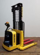 HYSTER (2006) W25ZA 2,500 LB. CAPACITY 24V ELECTRIC WALK-BEHIND PALLET STACKER WITH 125”