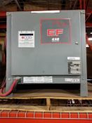 GNB XPT-12-1050AG 24V BATTERY CHARGER WITH 600 INPUT VOLTAGE, 3 PHASE, 189A, 350 RED CONNECTOR, S/N: