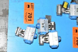 LOT/ (3) JAMESBURY 1.5" STAINLESS STEEL POWER ACTIVATED VALVES [RIGGING FEES FOR LOT #701 - *TBD USD