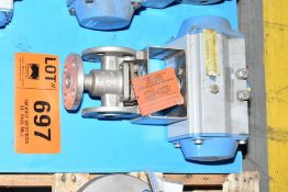 LOT/ (2) MUELLER CHEM-PLUG 3/4” 3-WAY POWER ACTUATED VALVES [RIGGING FEES FOR LOT #697 - *TBD USD