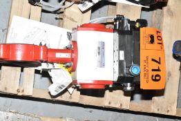 BRAY 3" ACTUATED BUTTERFLY VALVE, S/N N/A [RIGGING FEES FOR LOT #719 - *TBD USD PLUS APPLICABLE