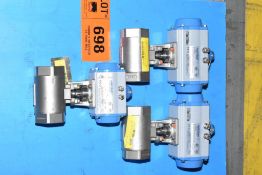 LOT/ (3) JAMESBURY 1.5" STAINLESS STEEL POWER ACTIVATE VALVES [RIGGING FEES FOR LOT #698 - *TBD