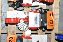 BRAY 3" ACTUATED BUTTERFLY VALVE, S/N N/A [RIGGING FEES FOR LOT #721 - *TBD USD PLUS APPLICABLE