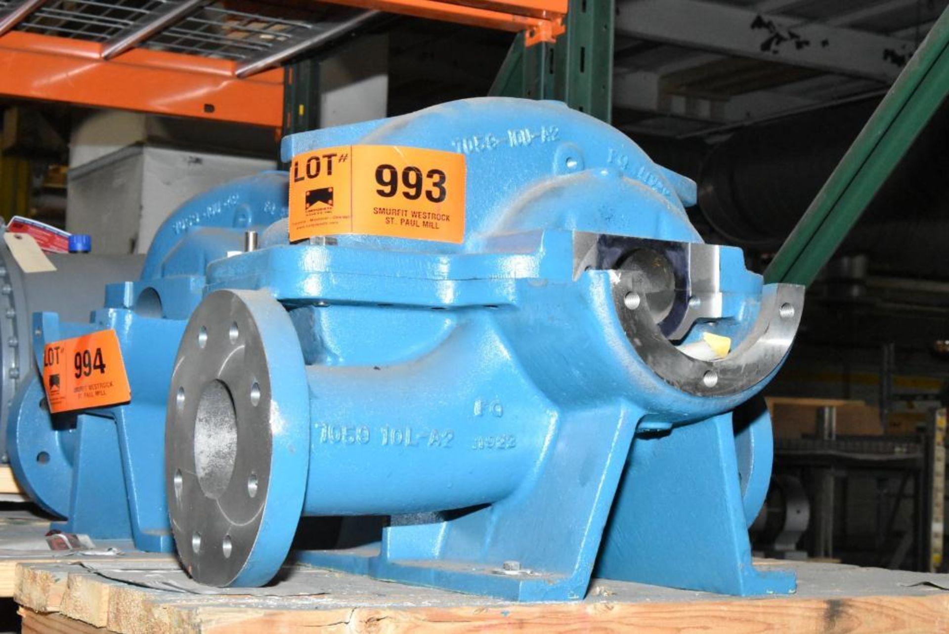 { Choice of lots: 993, 994, 995, 996 } MFG. UNKNOWN 3X4-10 CENTRIFUGAL ...