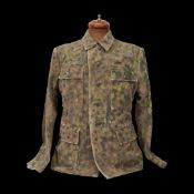 Rare WWII Nazi German SS "Dot 44" Camouflage Pattern Tunic (feldbluse).