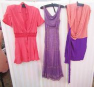 An assortment of High Street and designer wear to include Paul Smith mauve hook and eye cardigan