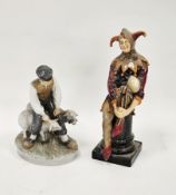 Royal Doulton figure of the Jester, printed black painted marks, HN1702, impressed numerals, 26.