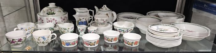 Portmeirion Botanic Garden pattern part breakfast and dinner service, printed marks, including eight