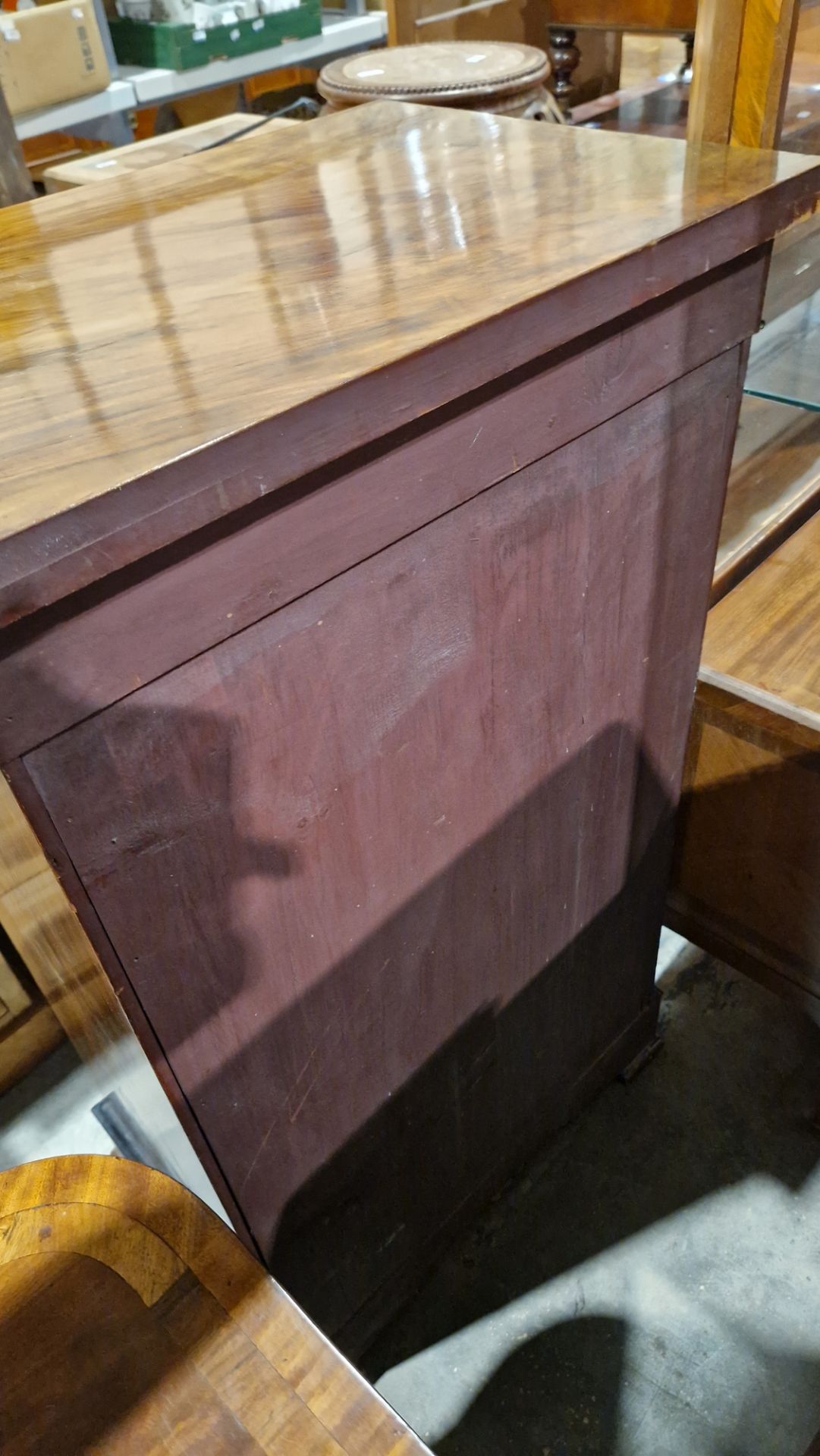 Victorian walnut and ebonised pier cabinet, the rectangular top with ebonised thumb moulded edge, - Image 20 of 28
