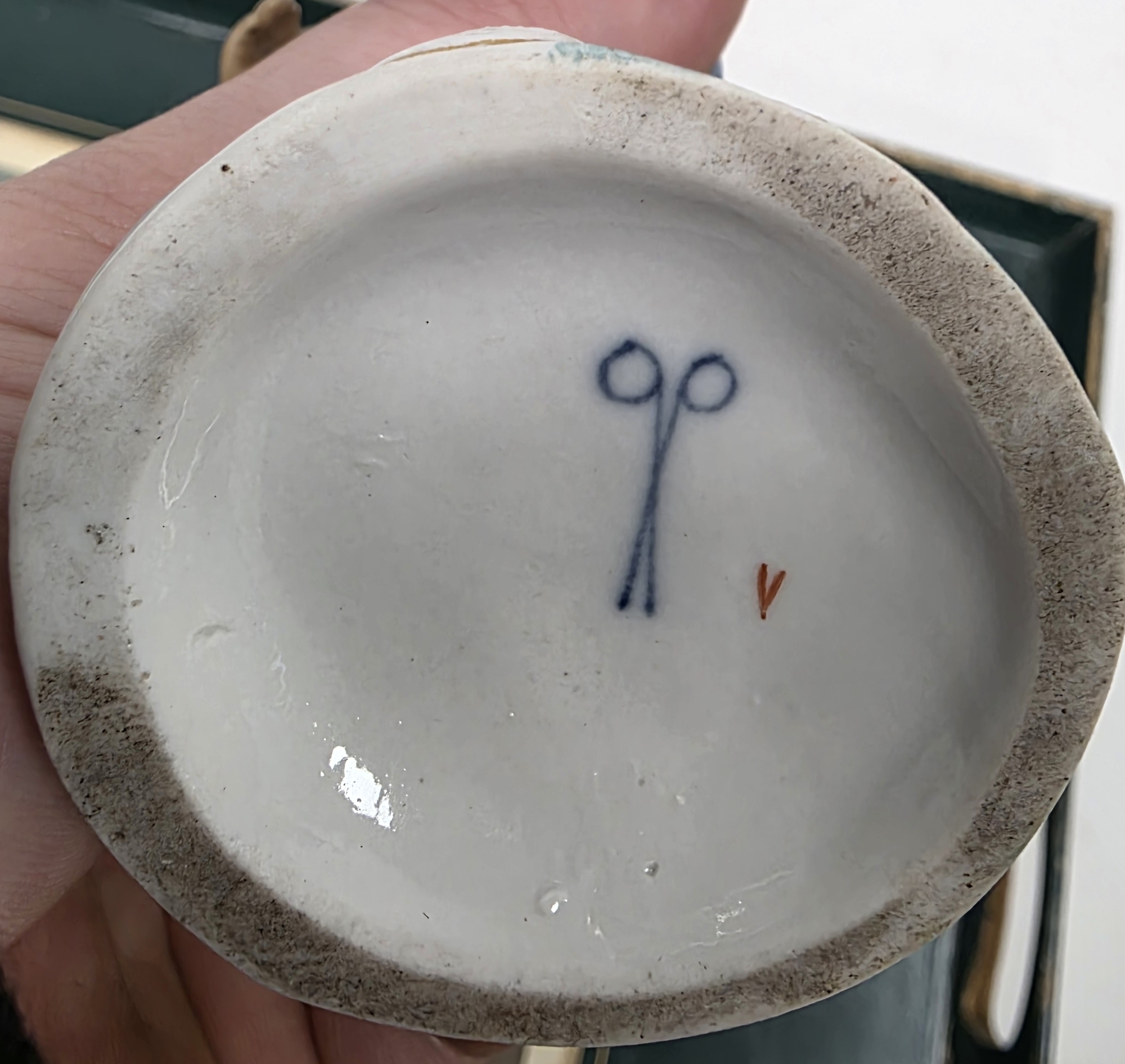 Pair of Dresden porcelain figures of Malabars, 20th century, printed blue marks, impressed numerals, - Image 4 of 8