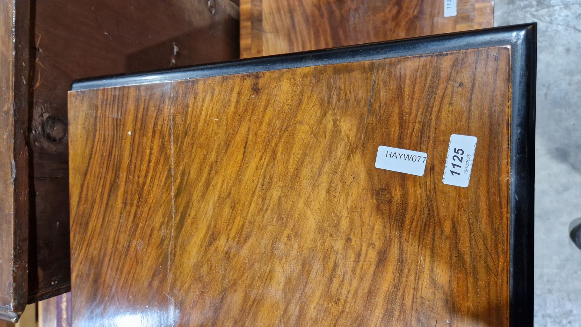 Victorian walnut and ebonised pier cabinet, the rectangular top with ebonised thumb moulded edge, - Image 3 of 28