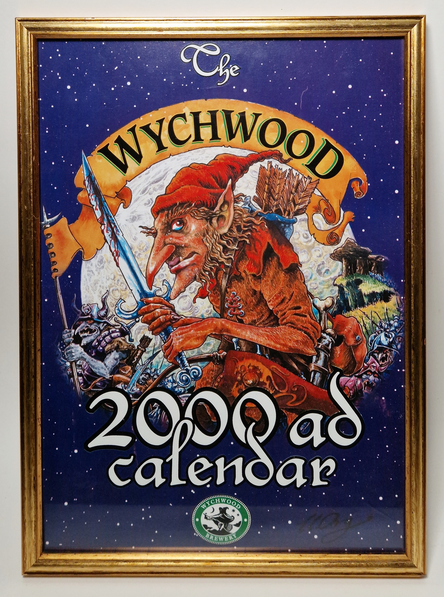 After Ed Org (b.1955) Three signed Wychwood Brewery posters for 'Old Devil', Wychwood 2000AD - Image 2 of 6