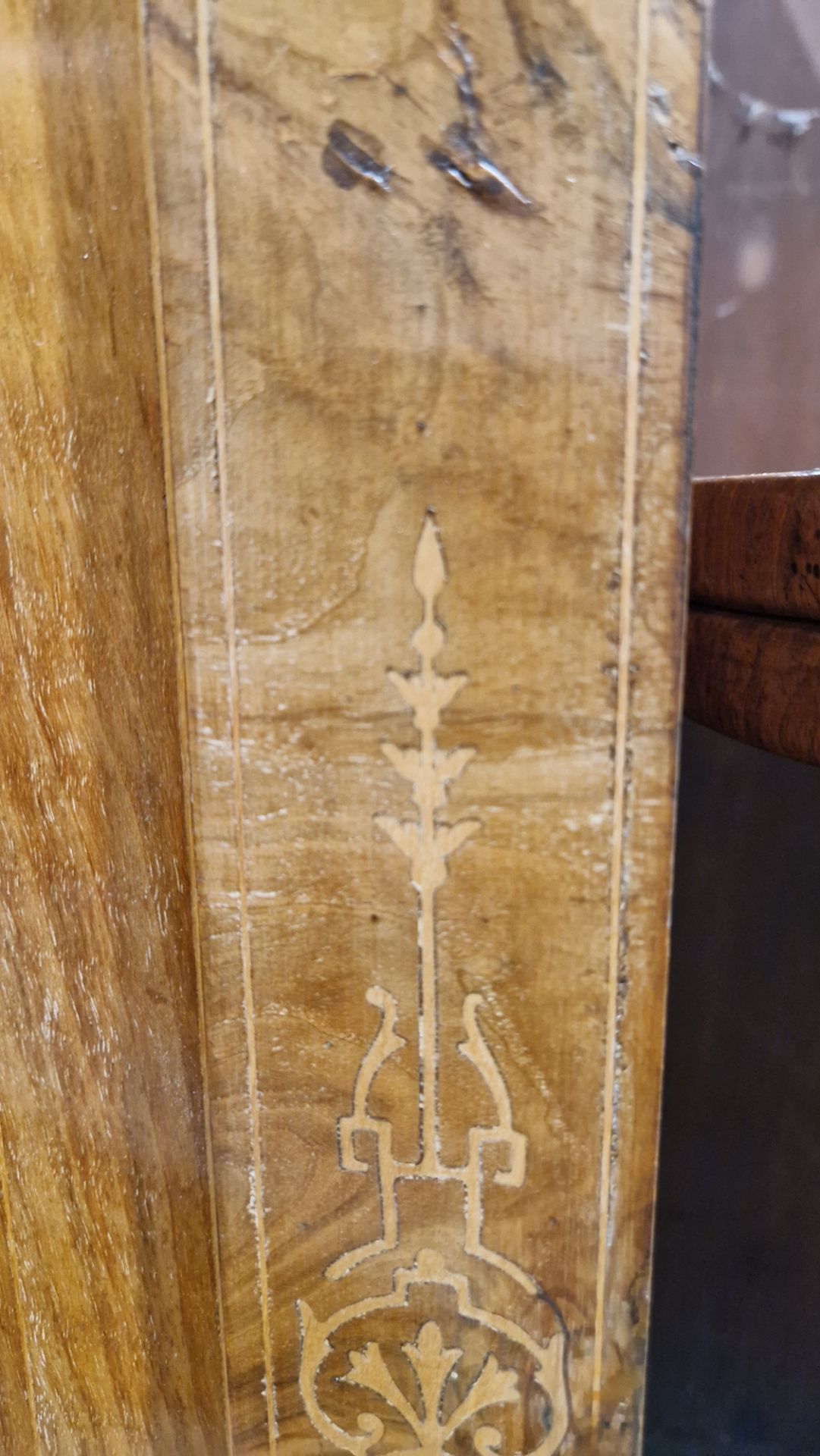Victorian walnut and ebonised pier cabinet, the rectangular top with ebonised thumb moulded edge, - Image 17 of 28