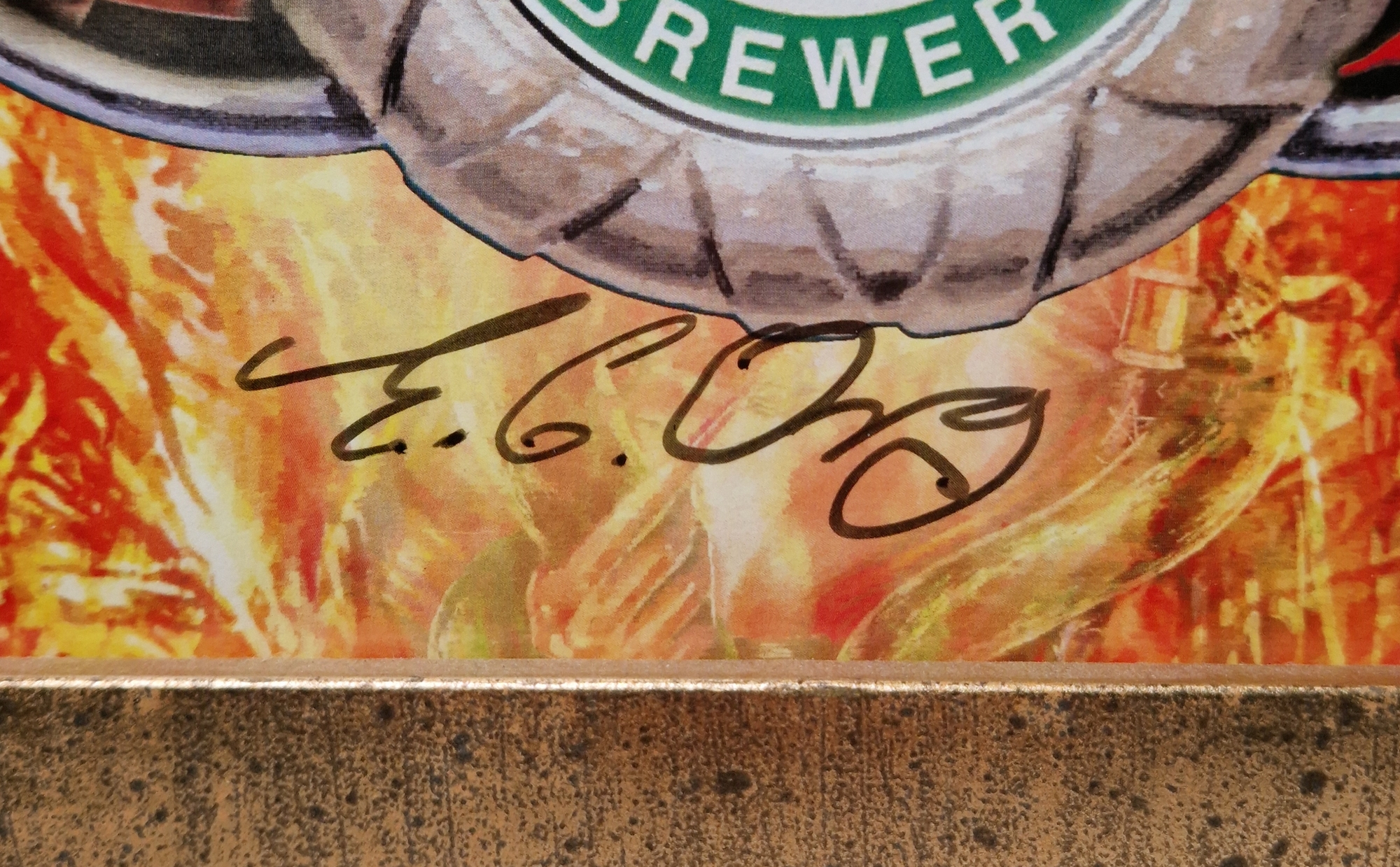 After Ed Org (b.1955) Three signed Wychwood Brewery posters for 'Old Devil', Wychwood 2000AD - Image 6 of 6