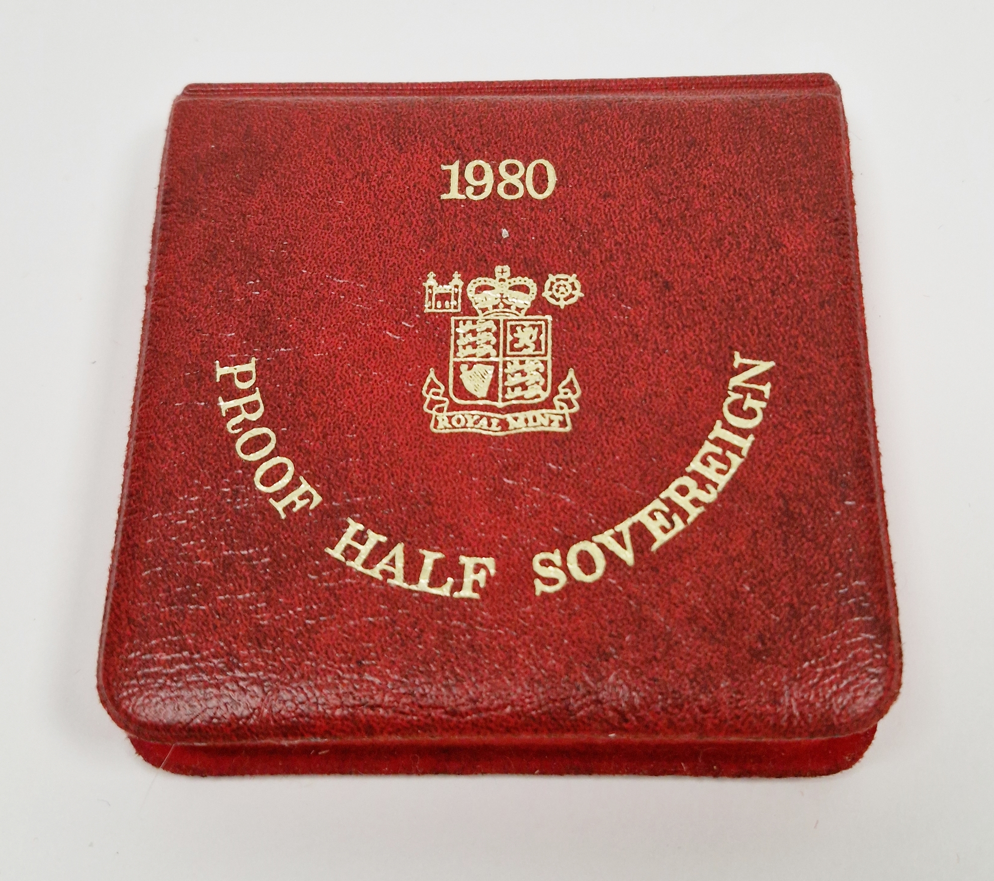 Elizabeth II Royal Mint gold 1980 half-sovereign in proof case - Image 3 of 3