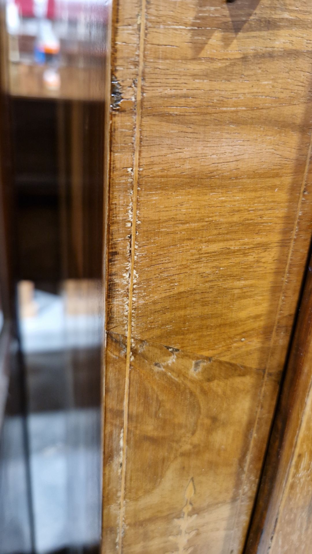 Victorian walnut and ebonised pier cabinet, the rectangular top with ebonised thumb moulded edge, - Image 18 of 28