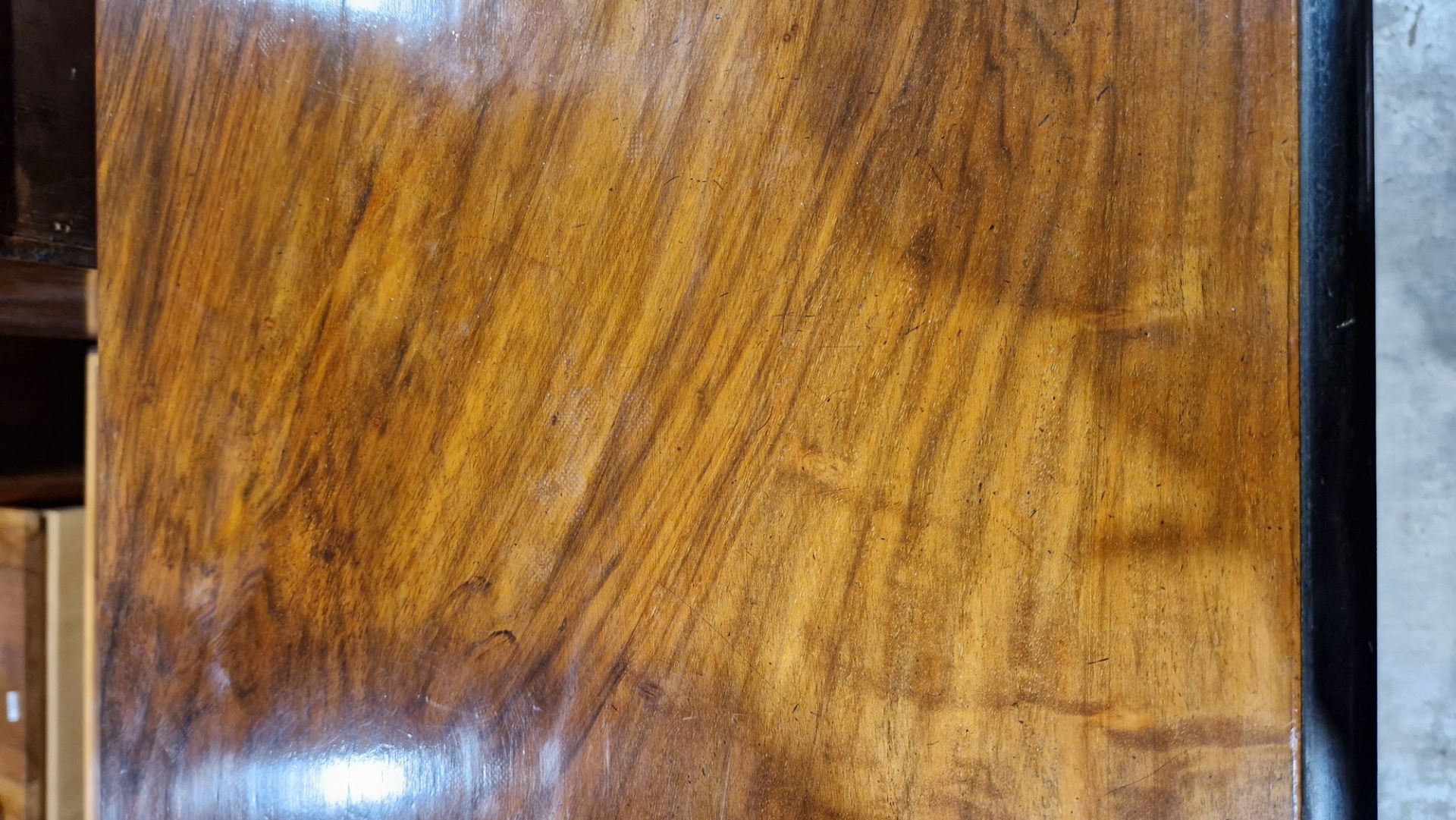 Victorian walnut and ebonised pier cabinet, the rectangular top with ebonised thumb moulded edge, - Image 4 of 28