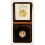 Elizabeth II Royal Mint gold 1981 sovereign in proof case