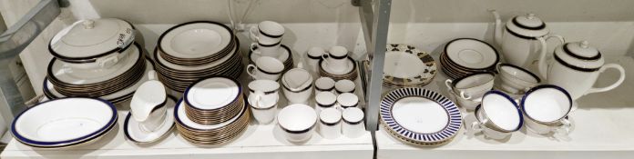 Royal Worcester bone china Howard pattern part dinner-service, printed black marks, circa 1982,