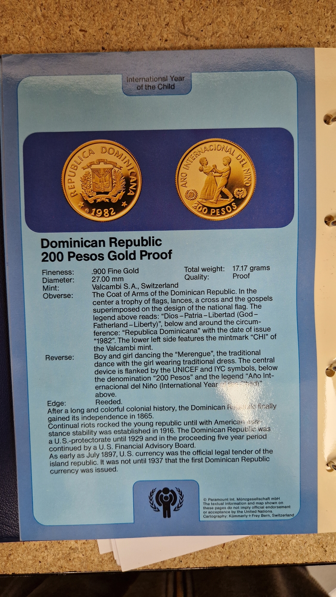 Set of twelve gold coins from the Unicef/IYC International Coin Program to commemorate the - Image 19 of 19