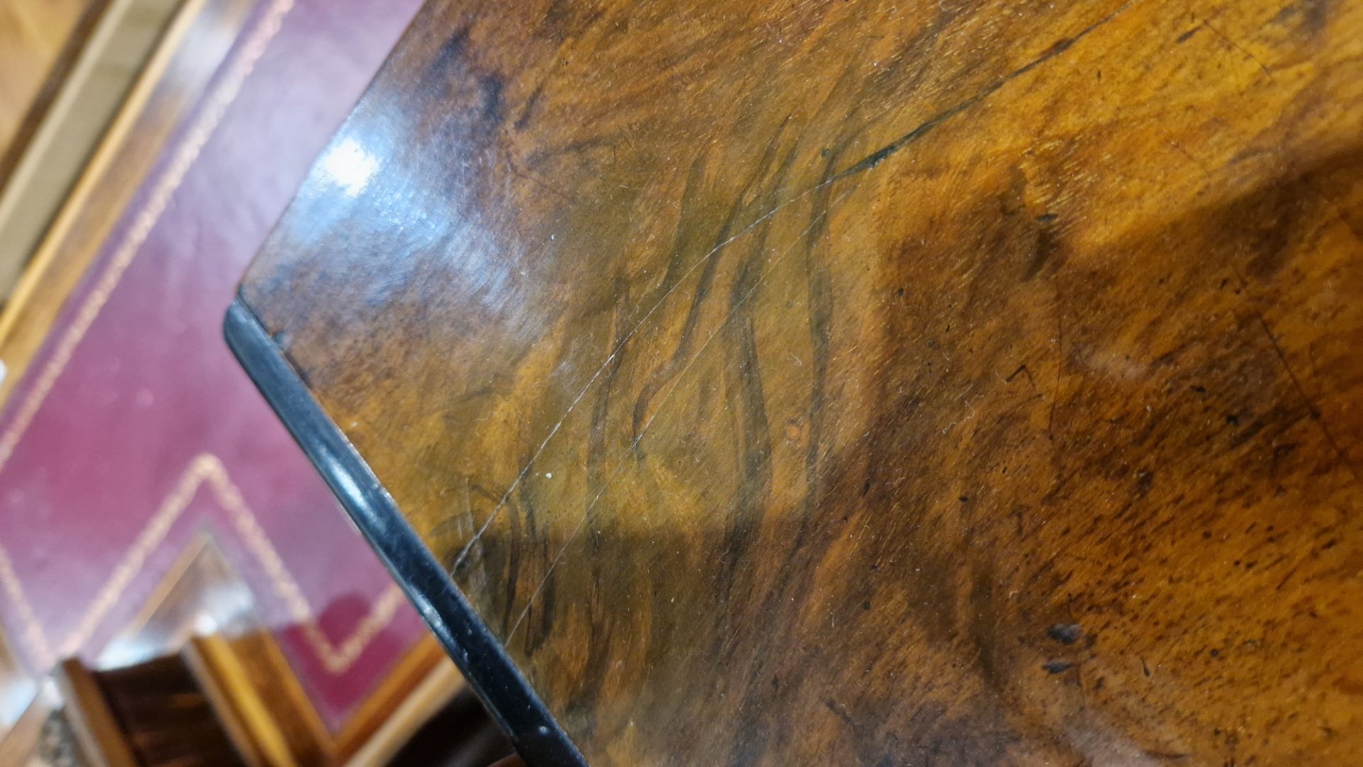 Victorian walnut and ebonised pier cabinet, the rectangular top with ebonised thumb moulded edge, - Image 6 of 28